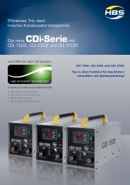 Die neue CDi-Seriemit CDi 1502, CDi 2302 und CDi 3102 ... - HBS