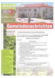 14. März 2008 - Hinzenbach