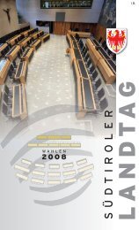 Download - Broschüre Landtagswahlen 2008 - Südtiroler Landtag
