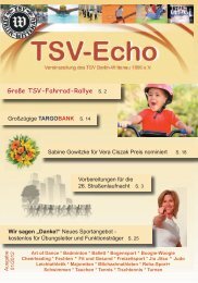 TSV-Echo 01.2012 - TSV Berlin-Wittenau