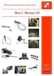 Price list 2010 - Max C Meister AG