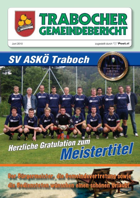 Meistertitel - Gemeinde Traboch