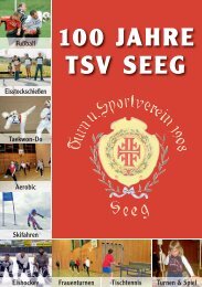Festschrift 100 Jahre - TSV Seeg