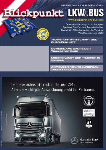 Der neue Actros ist Truck of the Year - Blickpunkt LKW + BUS