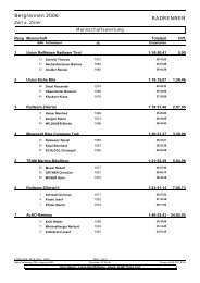 Bergrennen 2006 RADRENNEN - ALGE Timing Tirol