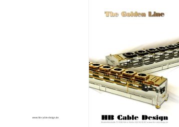 The Golden Line - HB Cable Design