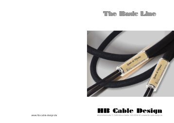 The Basic Line - HB Cable Design