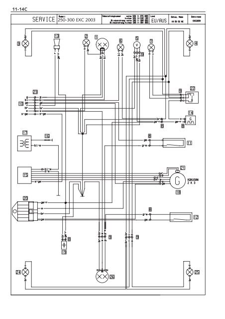 250/300/380 sx,mxc,exc repair manual engine - Tanga Moteurs