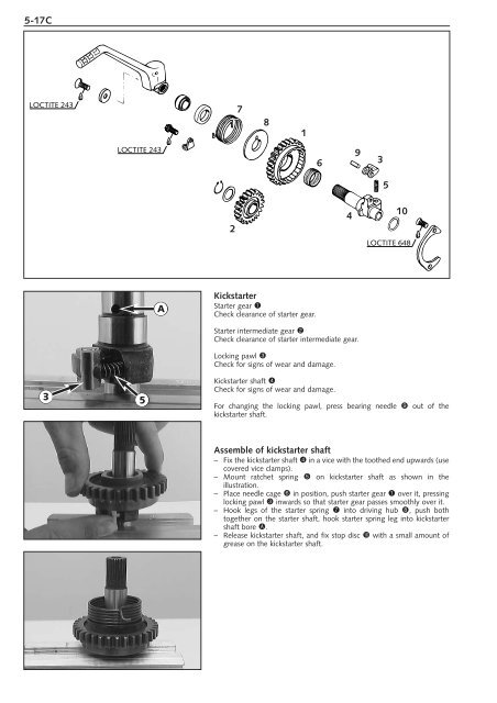 250/300/380 sx,mxc,exc repair manual engine - Tanga Moteurs