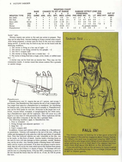 general - View From The Trenches