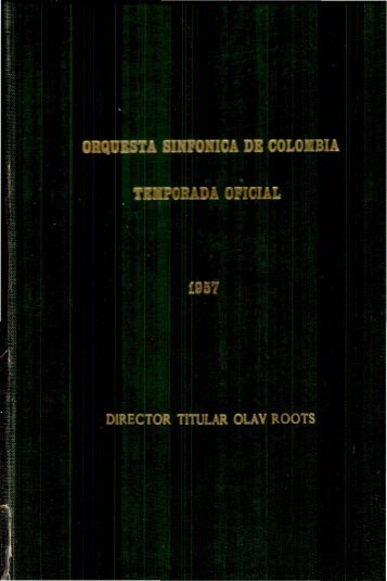 Programa - Biblioteca Nacional de Colombia