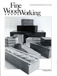 NOVEMBER/DECEMBER 1983, No. 43, $3.50 Making ... - Wood Tools