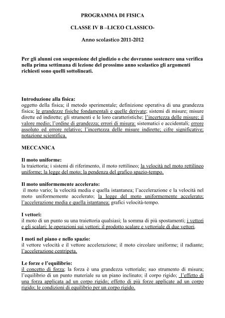 to get the file - Liceo Scientifico Classico XXV Aprile di Pontedera
