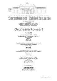 Orchesterkonzert - in Laxenburg