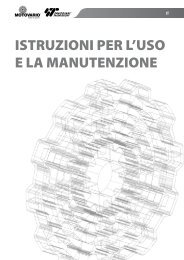 ISTRUZIONI PER L'USO E LA MANUTENZIONE - Motovario Group