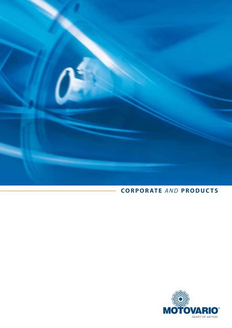 CORPORATE AND PRODUCTS - Motovario Group