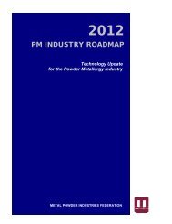 2012 PM Industry Roadmap - MPIF
