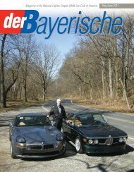 Magazine of the National Capital Chapter BMW ... - der Bayerische