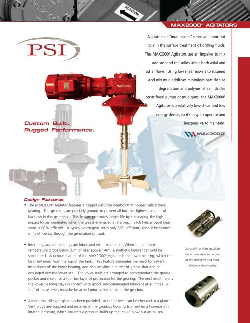 psi <a href='https://www.ruidapetroleum.com/product/category/Mud-Agitator'>mud agitator</a> free sample