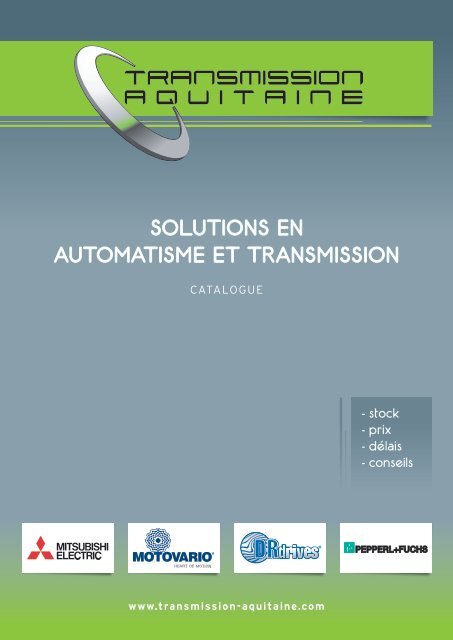 Télécharger le Catalogue - Transmission Aquitaine