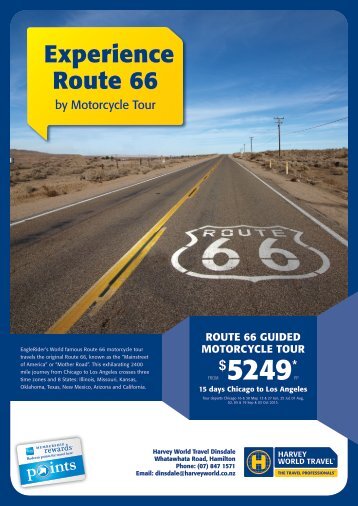Experience Route 66 - Harvey World Travel