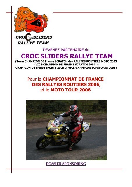 CROC SLIDERS RALLYE TEAM - Ftz-Racing