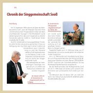 Chronik der Singgemeinschaft Sooß