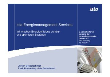 ista Energiemanagement Services - Verband der Immobilienverwalter ...