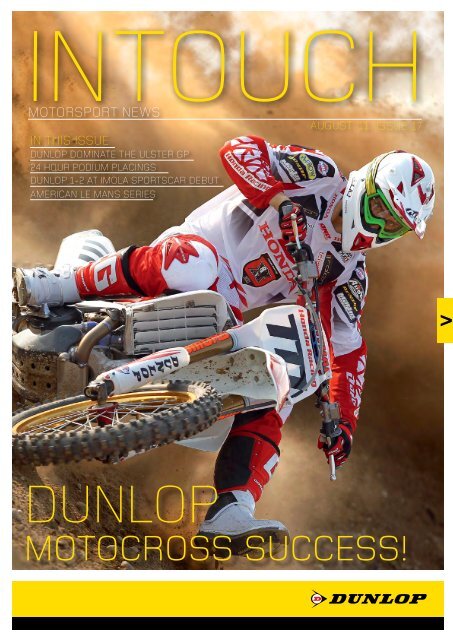 MOtOcrOss sUccEss! - Dunlop Motorsport