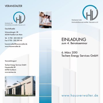 Einladung - Verband der Immobilienverwalter Hessen eV