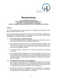 Berufsordnung - Verband der Immobilienverwalter Hessen eV