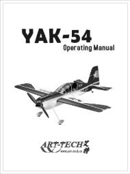 YAK 54 - SHENZHEN ART-TECH R/C HOBBY Co., Ltd.