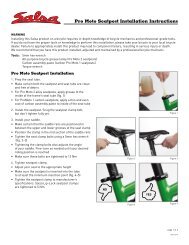 Pro Moto Seatpost Installation Instructions - Salsa Cycles