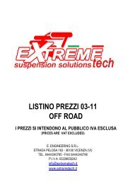 OFF ROAD LISTINO PREZZI 03-11 - ma motosport