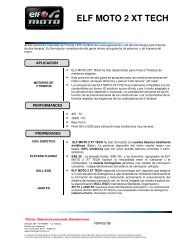 ELF MOTO 2 XT TECH - Distribuidor de Autopartes Zona Norte