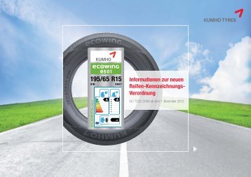 Informationen zur neuen Reifen-Kennzeichnungs ... - Kumho