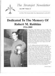 Dedicated To The Memory Of Robert M. Robbins - The B-47 ...