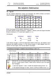 Die Adjektiv-Deklination - dietz & daf