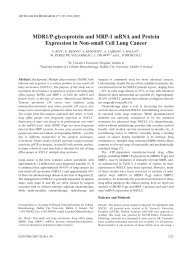 MDR1/P-glycoprotein and MRP-1 mRNA and Protein Expression in ...