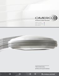 Omero Family Technical Specs - Lithonia Lighting
