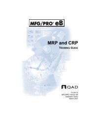 MRP and CRP - QAD.com