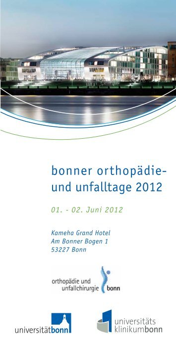 Download Flyer & Programm PDF - Klinik für Orthopädie und ...