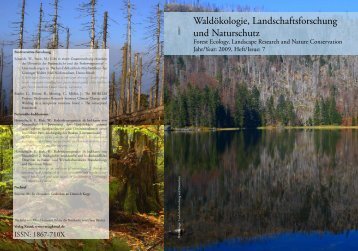 Waldökologie, Landschaftsforschung und Naturschutz