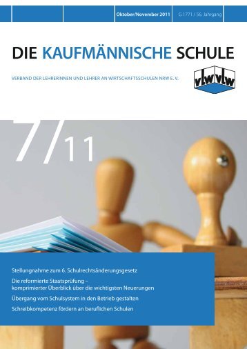 die kaufmännische schule - Verband der Lehrerinnen und Lehrer an ...