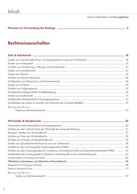 Verlagsprogramm - Verlag Dr. Kovač