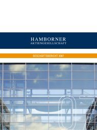 Geschäftsbericht 2007 - bei der Hamborner REIT AG