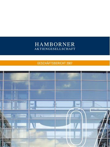 Geschäftsbericht 2007 - bei der Hamborner REIT AG