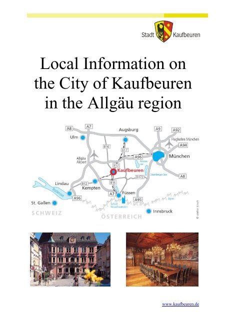 Local Information on the City of Kaufbeuren in the Allgäu region