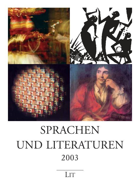 Sprachen und Literaturen 2003 - LIT Verlag