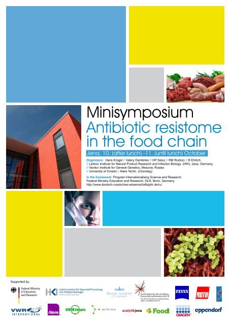 Minisymposium Antibiotic resistome in the food chain - Deutsch ...